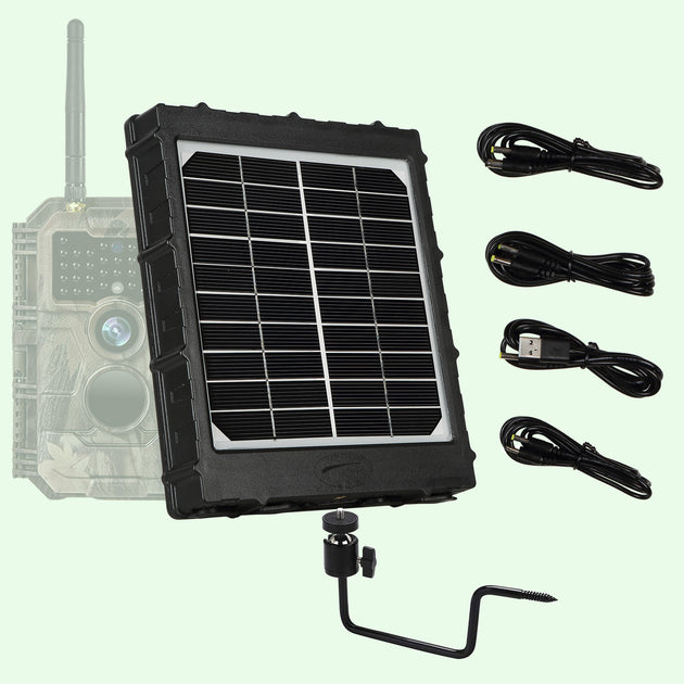 Pannello Solare 6V-12V Per Fototrappole - Batteria 3000mAh, Impermeabile IP65 - Foto 12