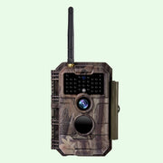 Wireless Bluetooth WiFi Fotocamera da Caccia 32MP 1296P con Visione Notturna Massimo al 100piedi, Attivato dal Movimento 0.1s, Impermeabile IP66 | W600 Red