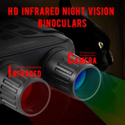 Visore notturno Binoculare Digitale, a Intensificazione Di Luce e Infrarossi. Funzione Di Registrazione Foto e Video a 1080P. Distanza di Osservazione Fino a 300 m.