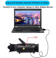 1080P HD Monoculare Digitale, Visore notturno a Infrarossi, Funzione di Registrazione Foto e Video, Distanza di osservazione di 150-200m