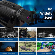 1080P HD Monoculare Digitale, Visore notturno a Infrarossi, Funzione di Registrazione Foto e Video, Distanza di osservazione di 150-200m